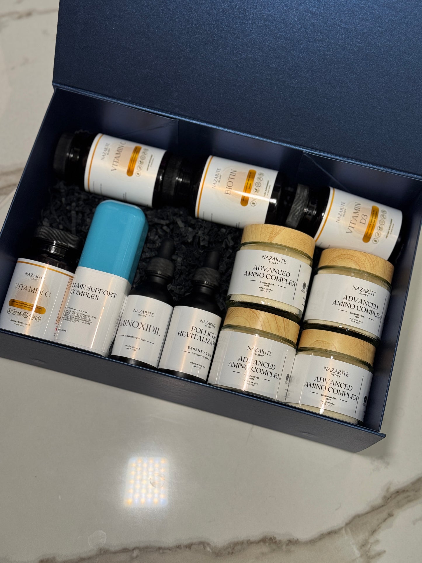 Nazarite Glory Hair Restoration Kit (60-day supply)